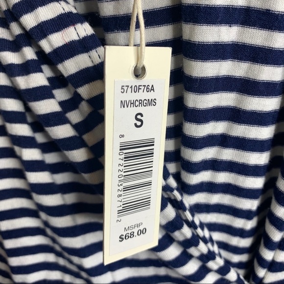 MAX STUDIO striped cowl neck tank top NWT S - Picture 9 of 10